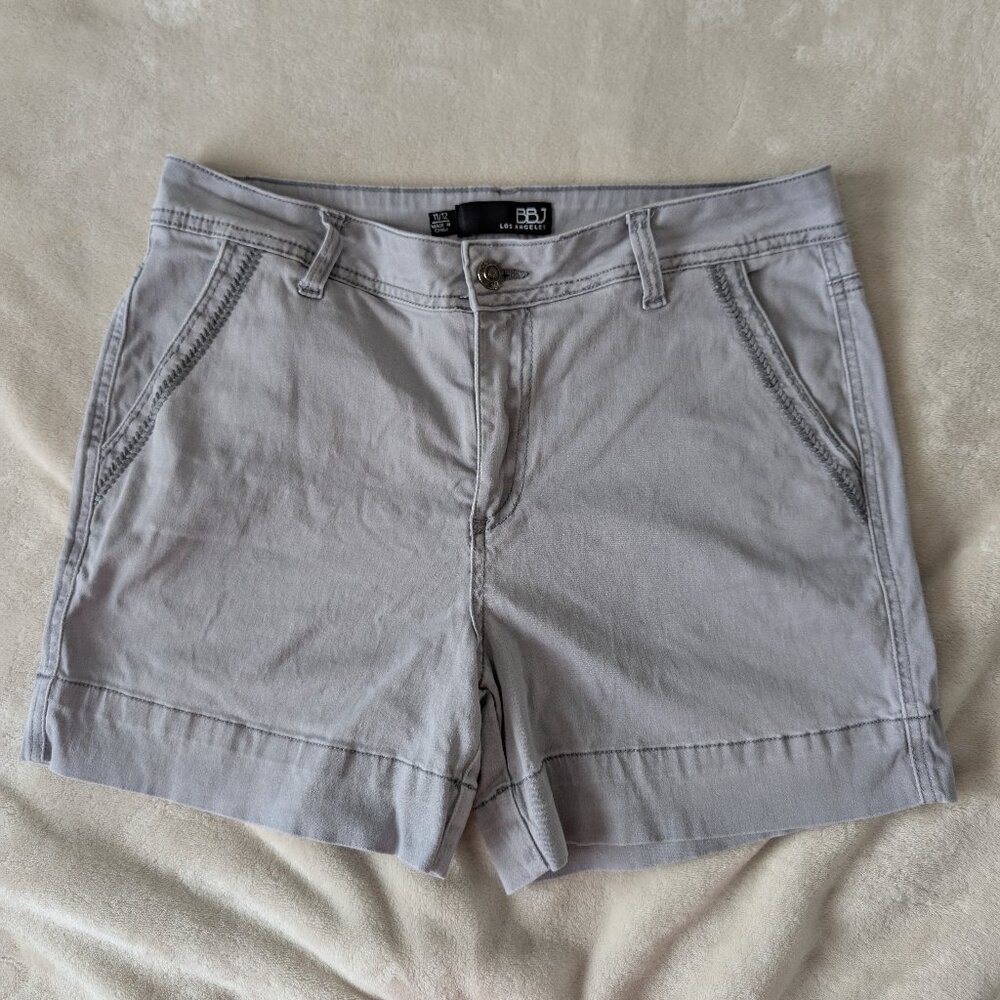 3/$30 Cotton shorts with embroidery details